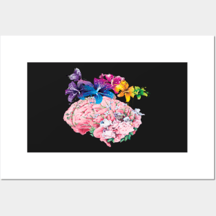 Flower Brain shirt Posters and Art